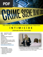 Intimicide Training