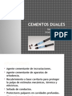 Cementos Duales Operatoria Dental