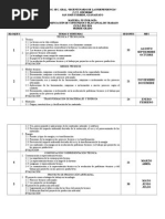 Dosificación y Plan Anual de Trabajo