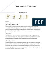 Teknik Dasar Bermain Futsal