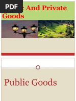 Public and Private Goods