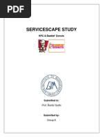  Servicescape Analysis - KFC Dunkin