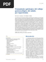 Tratamiento Quirúrgico Del Reflujo Gastroesofágico Del Adulto Por Laparotomía