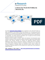 Automotive Sensor Market Size Worth $36.76 Billion by 2022: Grand View Research, Inc