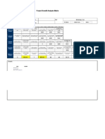 Project Benefit Analysis Matrix: Hard Savings