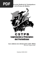 Legislación y Principios Del Periodismo