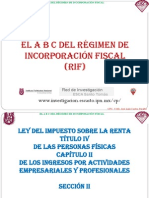 El A B C Del Régimen de Incorporación Fiscal