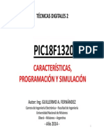 PIC18F1320 Caraterísticas Programación y Simulación