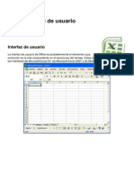 Excel Interfaz Del Usuario