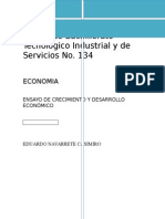 Ensayo Sobre Crecimiento y Desarrollo Económico