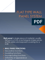 Flat Type Wall Panel System