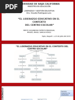 Presentación: El Liderazgo Educativo en El Contexto Del Centro Escolar