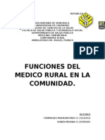 Funciones Del Medico Rural