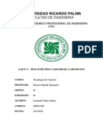 5 - Lab - Tecno-Peso Especifico y Absorcion LEONARDO - GARAY