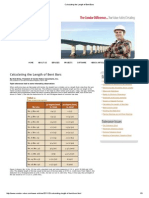 Calculating The Length of Bent Bars