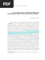 HANSEN, João Adolfo - Ut Pictura Poesis e Verossimilhança Na Doutrina Do Conceito No Século XVII Colonial