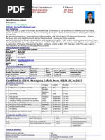 Saleh Muhammad Durrani CV