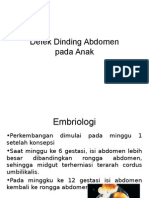 Defek Dinding Abdomen Anak