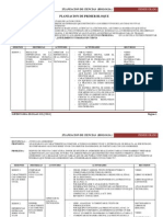 Planeacion de Ciencias Primer Grado