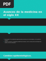 Avances de La Medicina en El Siglo XX