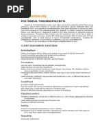 Postpartal Thrombophlebitis