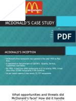 Mcdonald's Case Study