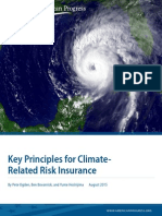 Key Principles For Climate-Related Risk Insurance