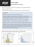 What Statistical Test Do I Need?: Key Words