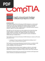 CompTIA CAS-002 VCE Objectives