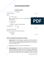 Three Phase Induction Motors: Output Equation of Induction Motor