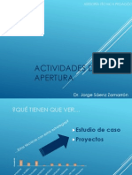 Actividades de APERTURA PDF