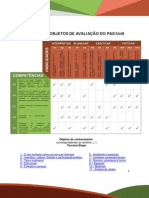 Matriz de Objetos de Avaliação Do PAS Terceira Etapa Subprograma 2013-2015