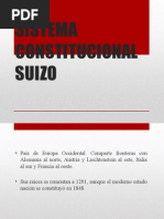 Sistema Constitucional Suizo