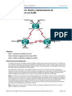 6.3.3.7 Lab - Designing and Implementing IPv4 Addressing With VLSM Practica