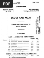 WWII - M3A1 - Scout Car - TM 9-705 (Scout Car M3A1)