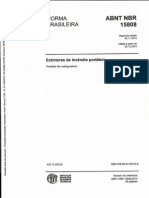 NORMA - NBR 15808 - Extintores Portateis PDF