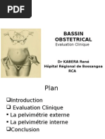 Bassin Obstetrical:evaluation Clinique