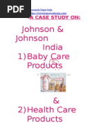 Johnson N Johnson Case Study