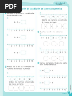 Representacion de La Adicion en La Recta Numerica