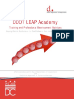 DC DDOT LEAP Training Matrices