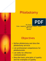 Phlebotomy: by Group 1 Cejas, Lequerica, Zambrano, Milian, Joseph NMT 1312 Marshel