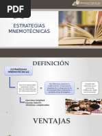 Exposición de Estrategias Mnemotécnicas Ps Escolar