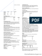 Star Wars D20 Revised Starship Combat Reference Sheet