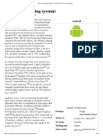 Android (Operating System) - Wikipedia, The Free Encyclopedia