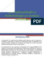 Discontinuidad en Soldaduras