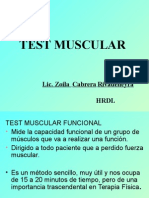 Test Muscular - Preinternado