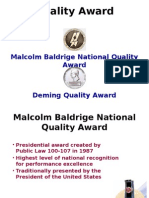 Malcolm Baldrige National Quality Award