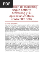 Projecto de Marketing Sobre El FIAT 500