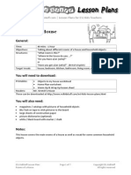 Rooms of A House Lesson Plan