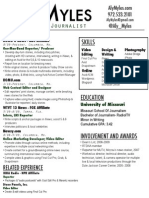 Aly Myles Resume